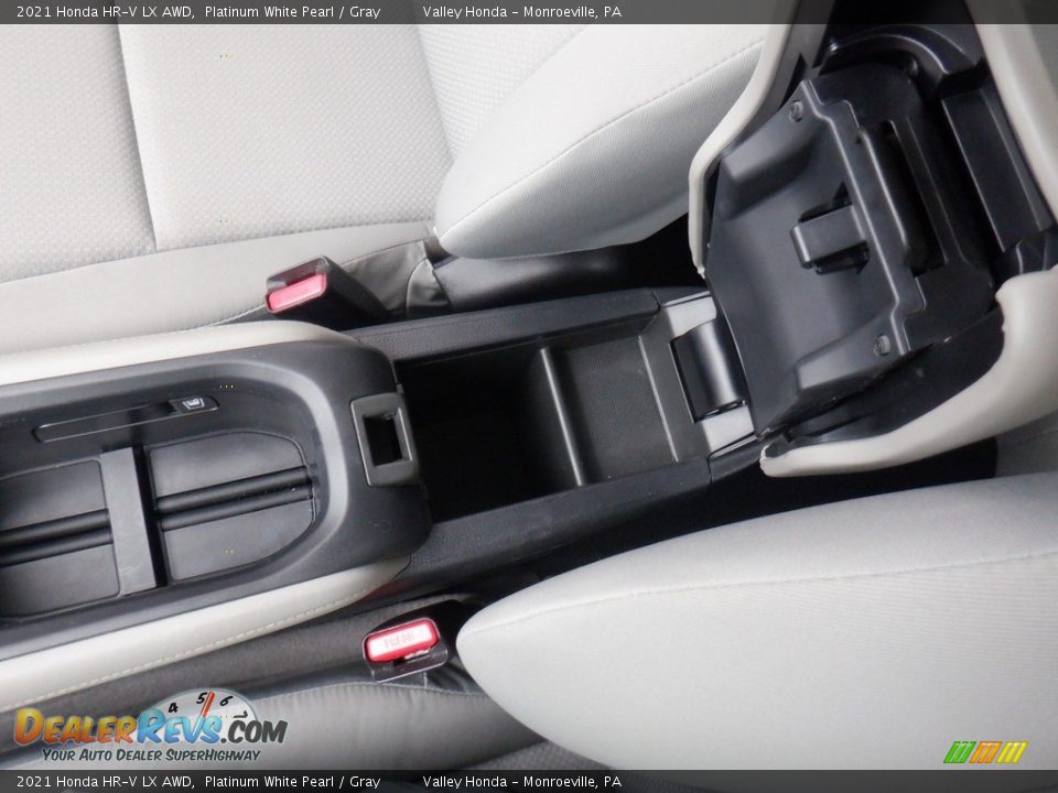 2021 Honda HR-V LX AWD Platinum White Pearl / Gray Photo #21