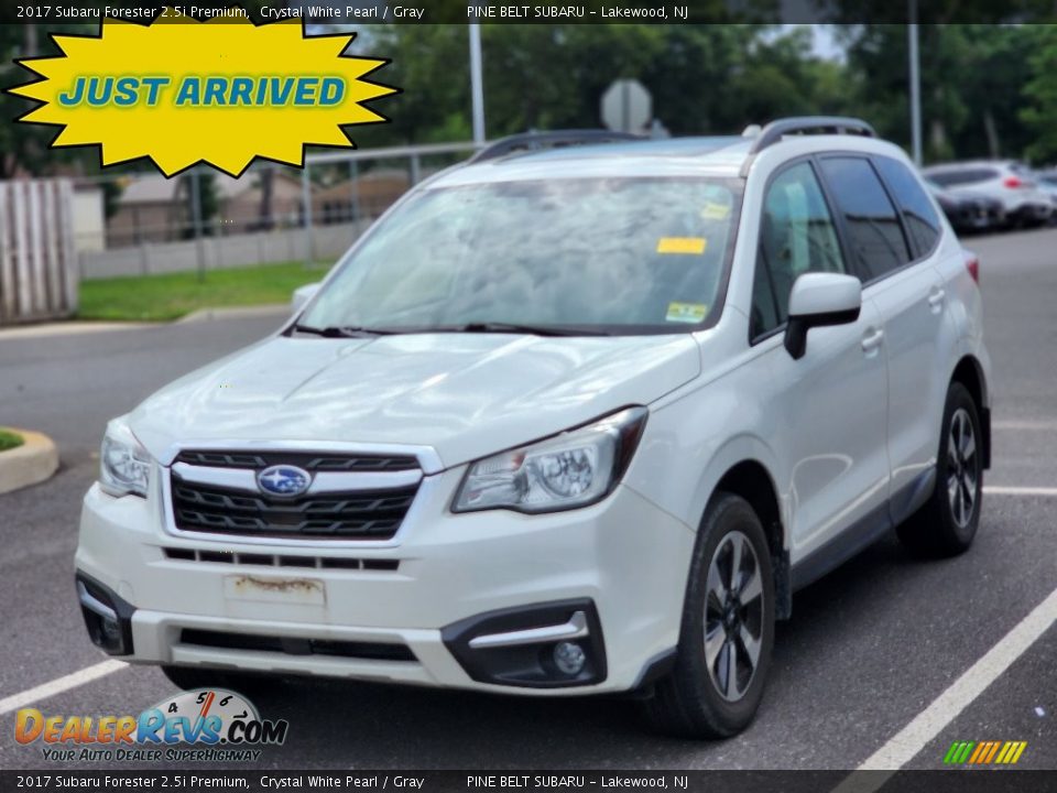 2017 Subaru Forester 2.5i Premium Crystal White Pearl / Gray Photo #1