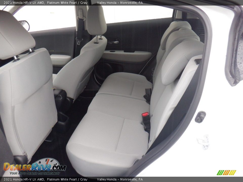 2021 Honda HR-V LX AWD Platinum White Pearl / Gray Photo #23