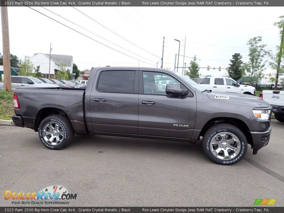 2023 Ram 1500 Big Horn Crew Cab 4x4 Granite Crystal Metallic / Black Photo #6