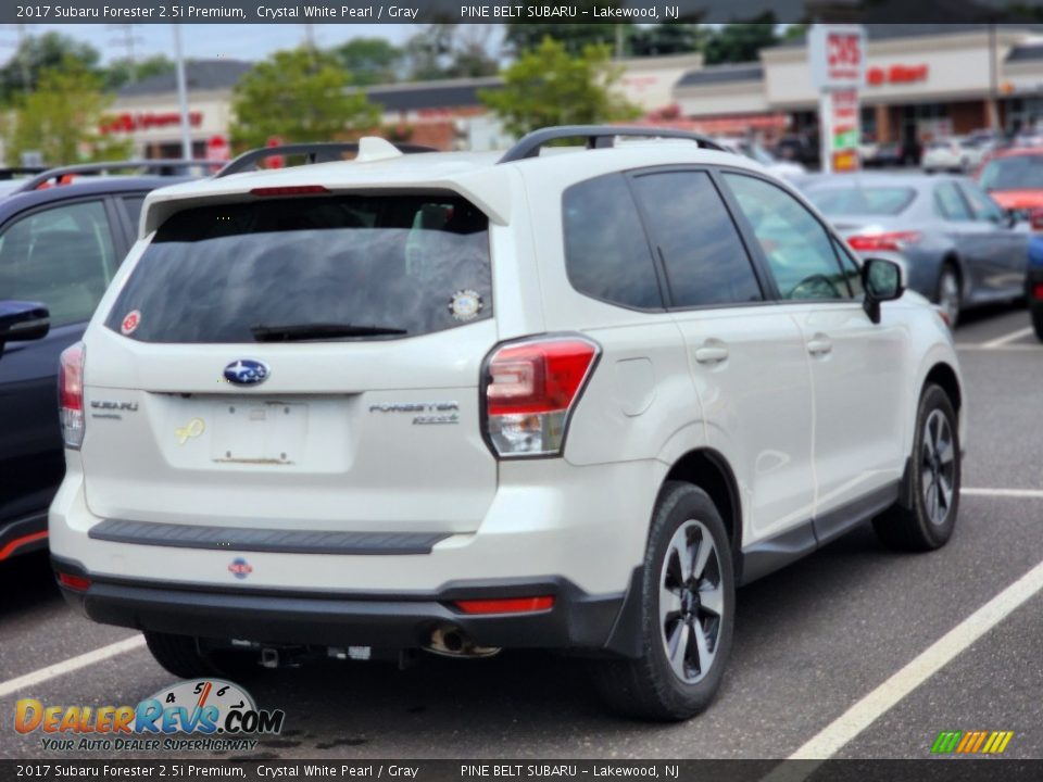 2017 Subaru Forester 2.5i Premium Crystal White Pearl / Gray Photo #3