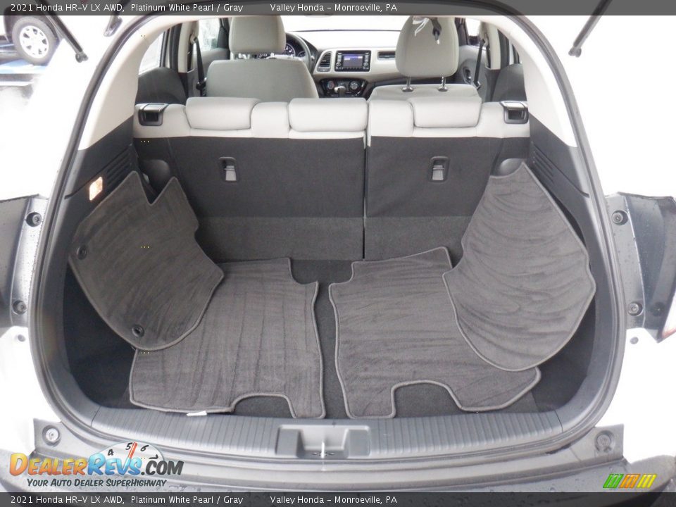 2021 Honda HR-V LX AWD Platinum White Pearl / Gray Photo #25