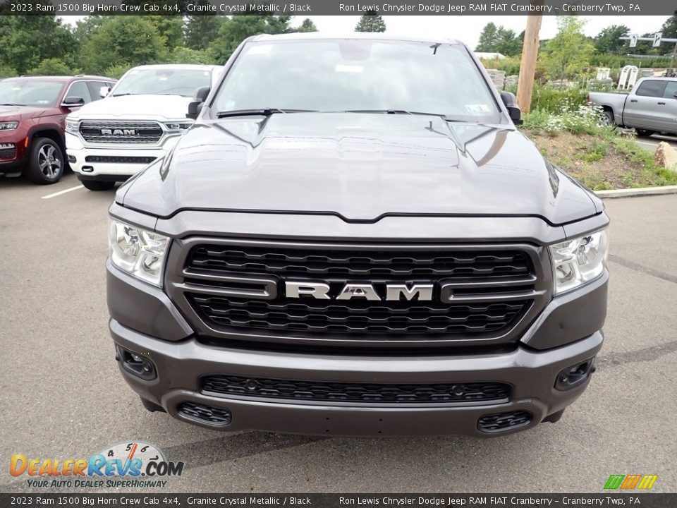 2023 Ram 1500 Big Horn Crew Cab 4x4 Granite Crystal Metallic / Black Photo #8