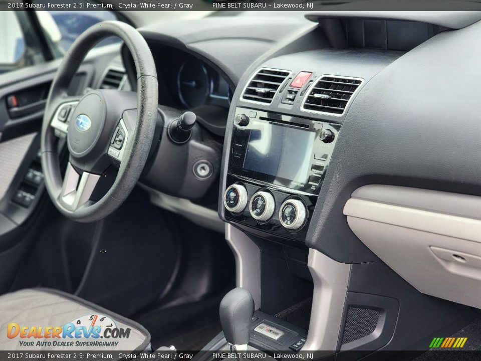 2017 Subaru Forester 2.5i Premium Crystal White Pearl / Gray Photo #6