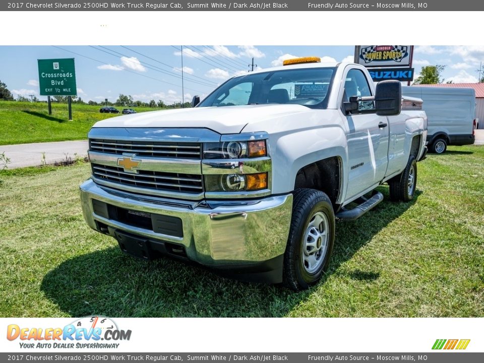 2017 Chevrolet Silverado 2500HD Work Truck Regular Cab Summit White / Dark Ash/Jet Black Photo #8