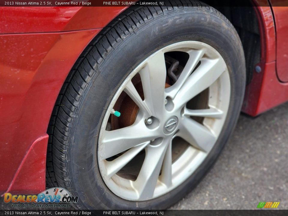 2013 Nissan Altima 2.5 SV Cayenne Red / Beige Photo #6