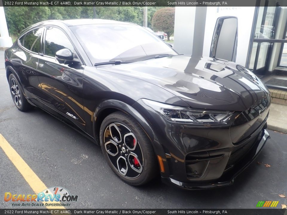 2022 Ford Mustang Mach-E GT eAWD Dark Matter Gray Metallic / Black Onyx/Copper Photo #1