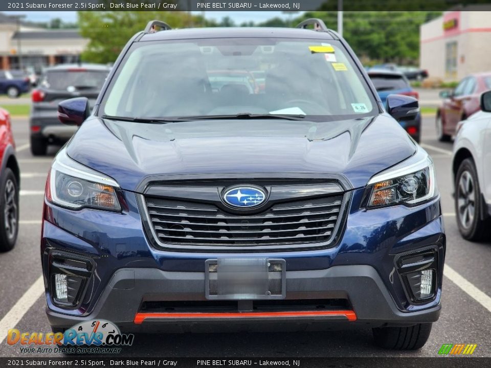 2021 Subaru Forester 2.5i Sport Dark Blue Pearl / Gray Photo #2