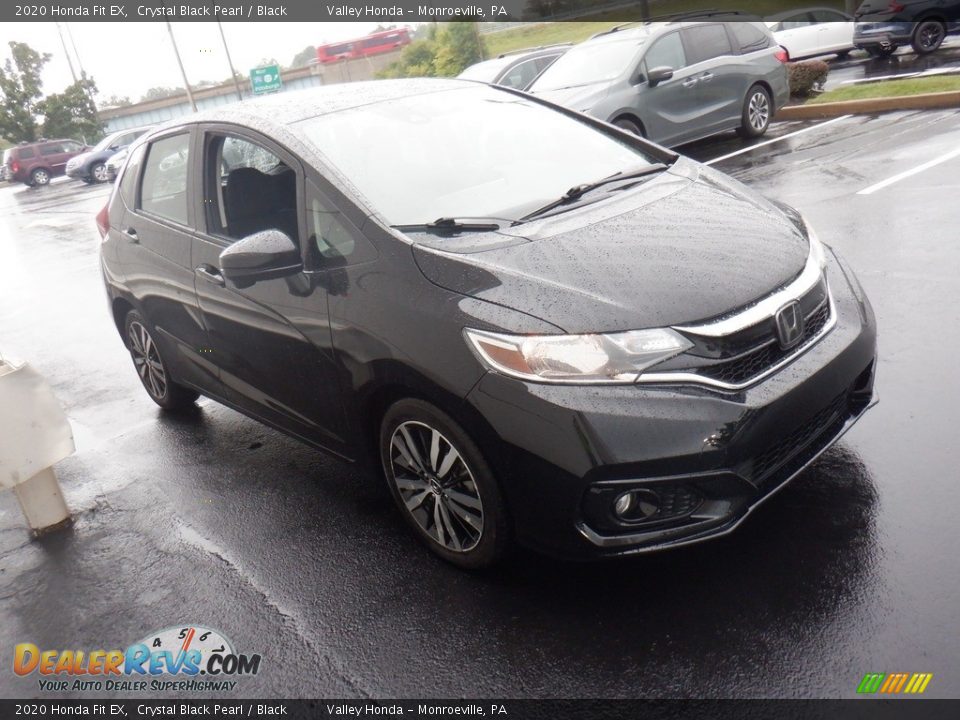 Crystal Black Pearl 2020 Honda Fit EX Photo #4