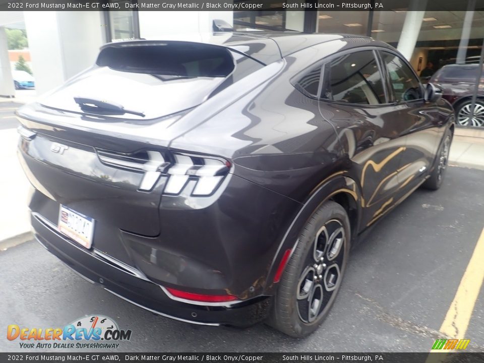 2022 Ford Mustang Mach-E GT eAWD Dark Matter Gray Metallic / Black Onyx/Copper Photo #4
