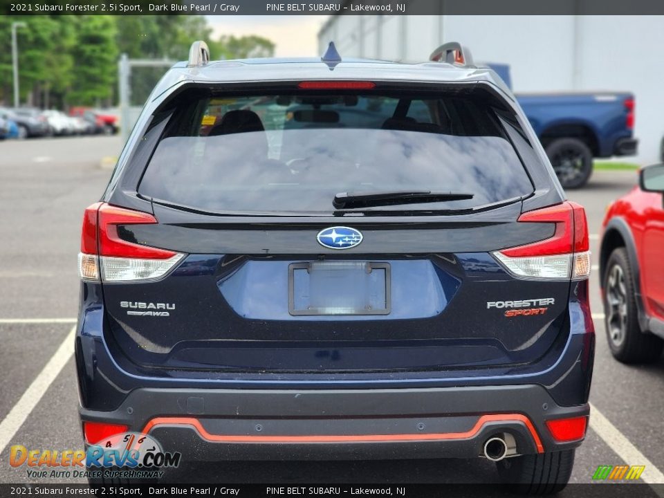 2021 Subaru Forester 2.5i Sport Dark Blue Pearl / Gray Photo #4