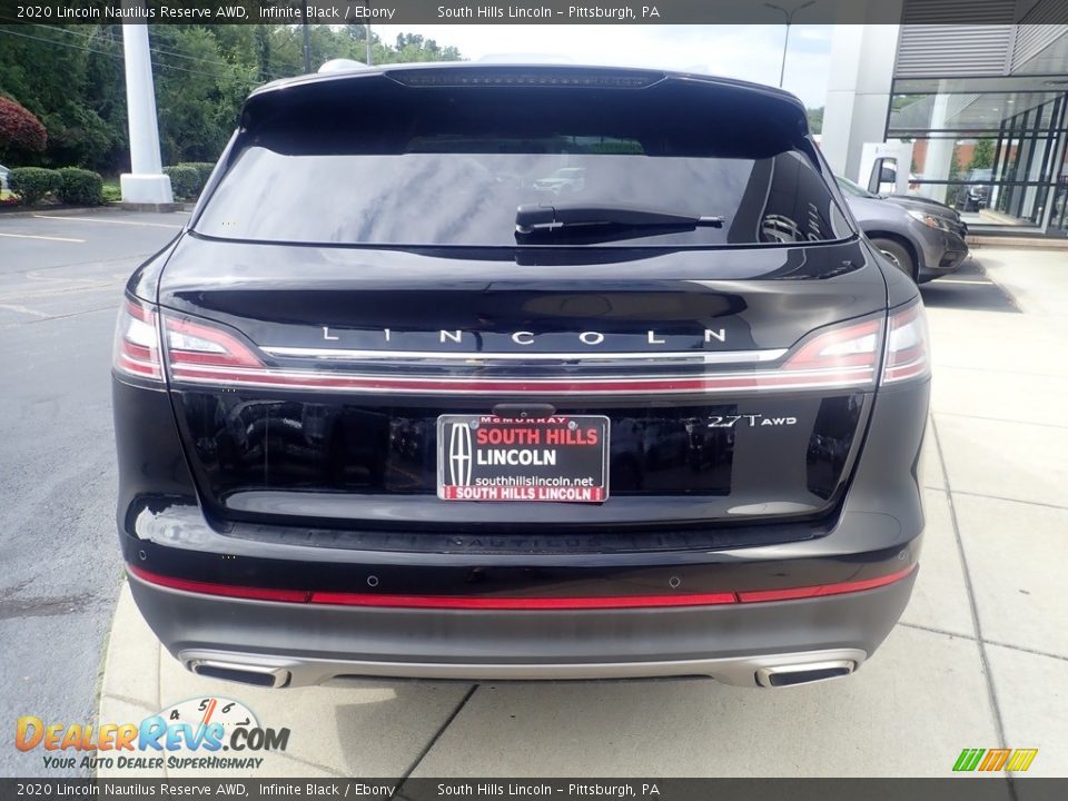 2020 Lincoln Nautilus Reserve AWD Infinite Black / Ebony Photo #4