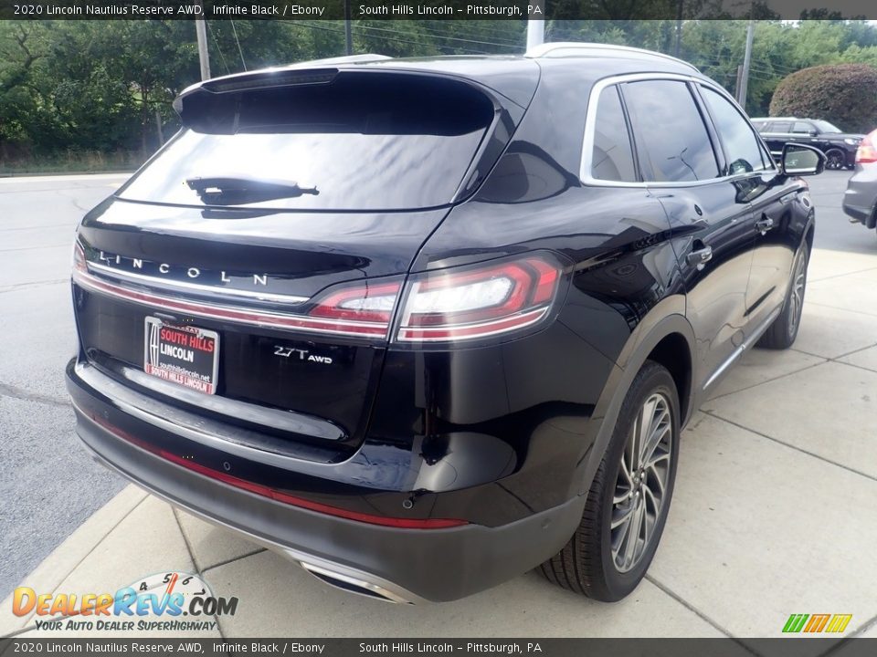 2020 Lincoln Nautilus Reserve AWD Infinite Black / Ebony Photo #6