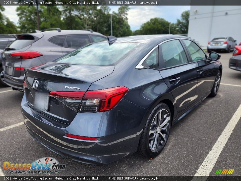 2023 Honda Civic Touring Sedan Meteorite Gray Metallic / Black Photo #3