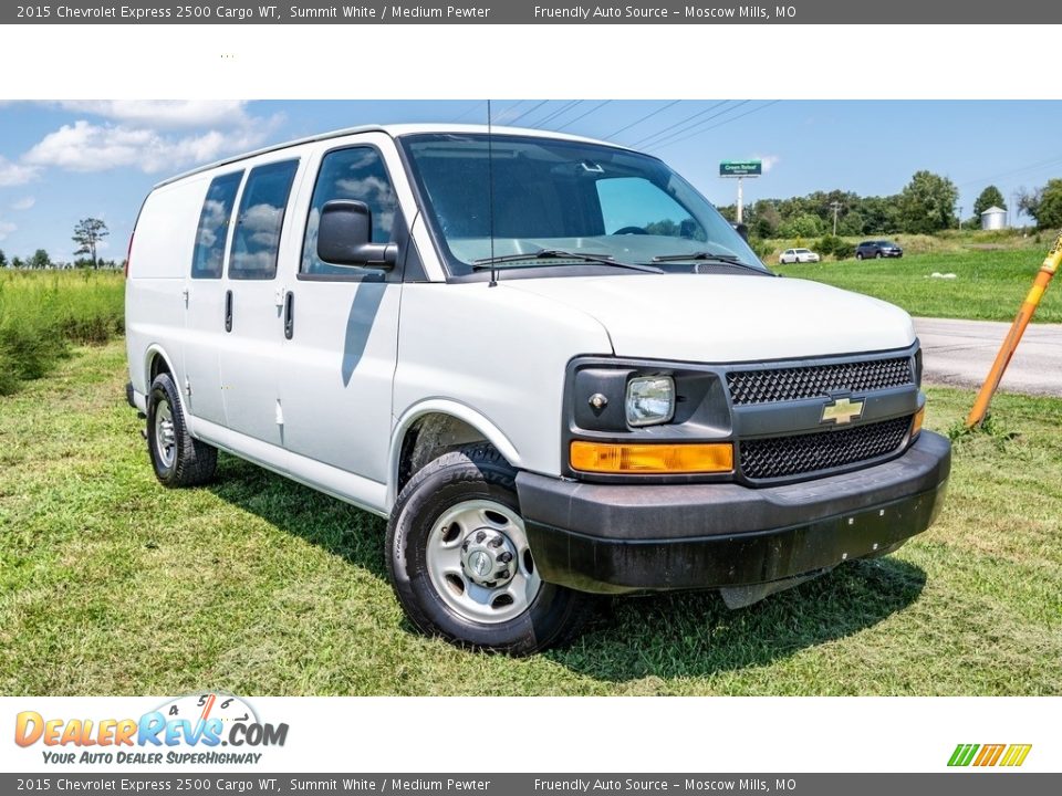 2015 Chevrolet Express 2500 Cargo WT Summit White / Medium Pewter Photo #1