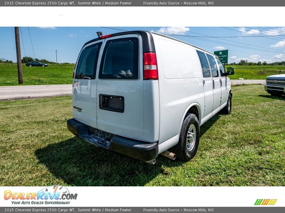 2015 Chevrolet Express 2500 Cargo WT Summit White / Medium Pewter Photo #4