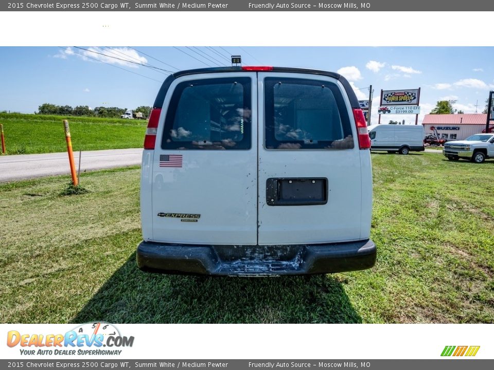 2015 Chevrolet Express 2500 Cargo WT Summit White / Medium Pewter Photo #5