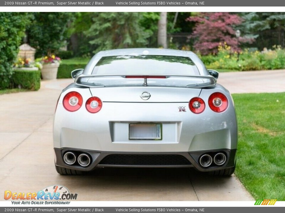 2009 Nissan GT-R Premium Super Silver Metallic / Black Photo #21