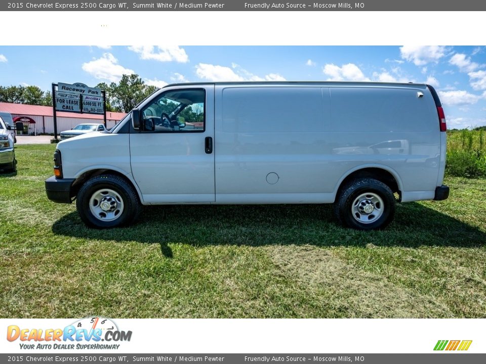 2015 Chevrolet Express 2500 Cargo WT Summit White / Medium Pewter Photo #7