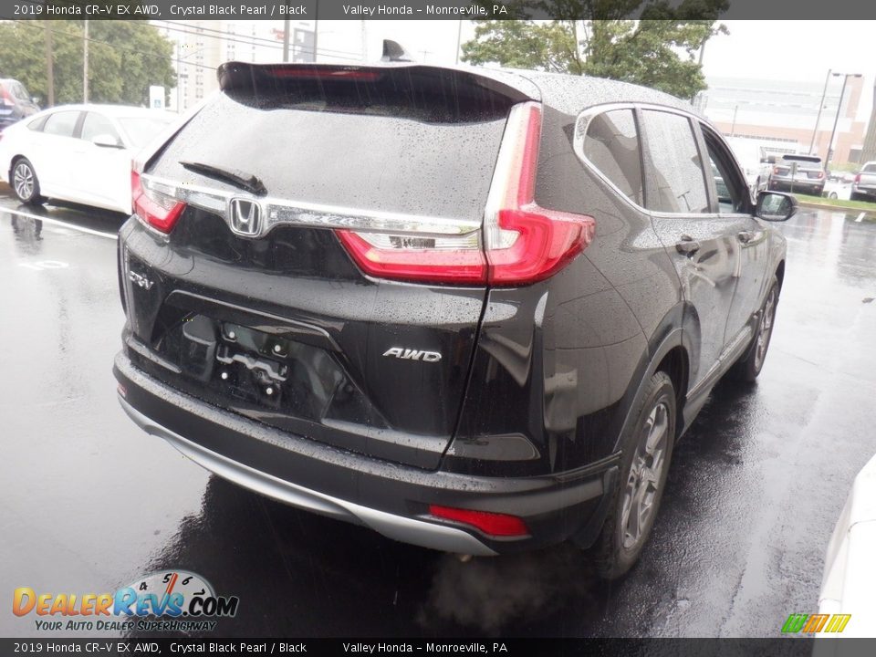 2019 Honda CR-V EX AWD Crystal Black Pearl / Black Photo #7