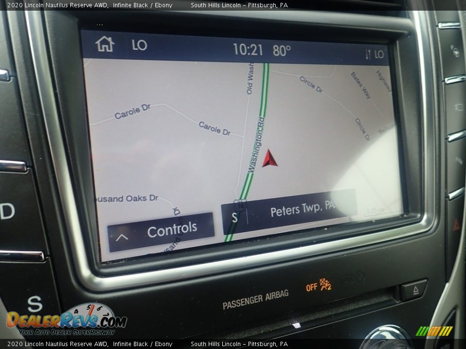 Navigation of 2020 Lincoln Nautilus Reserve AWD Photo #21