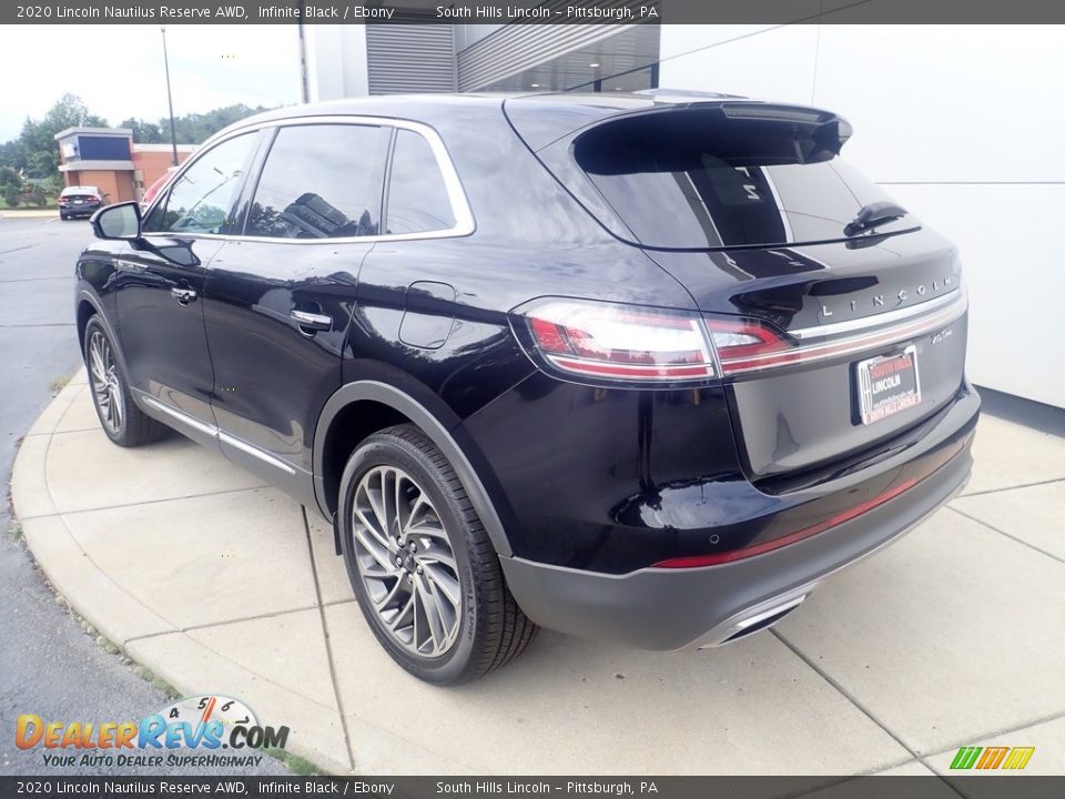 2020 Lincoln Nautilus Reserve AWD Infinite Black / Ebony Photo #3