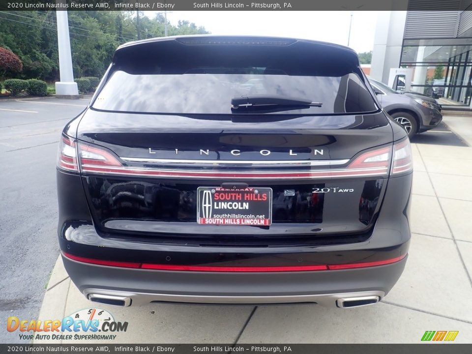 2020 Lincoln Nautilus Reserve AWD Infinite Black / Ebony Photo #4