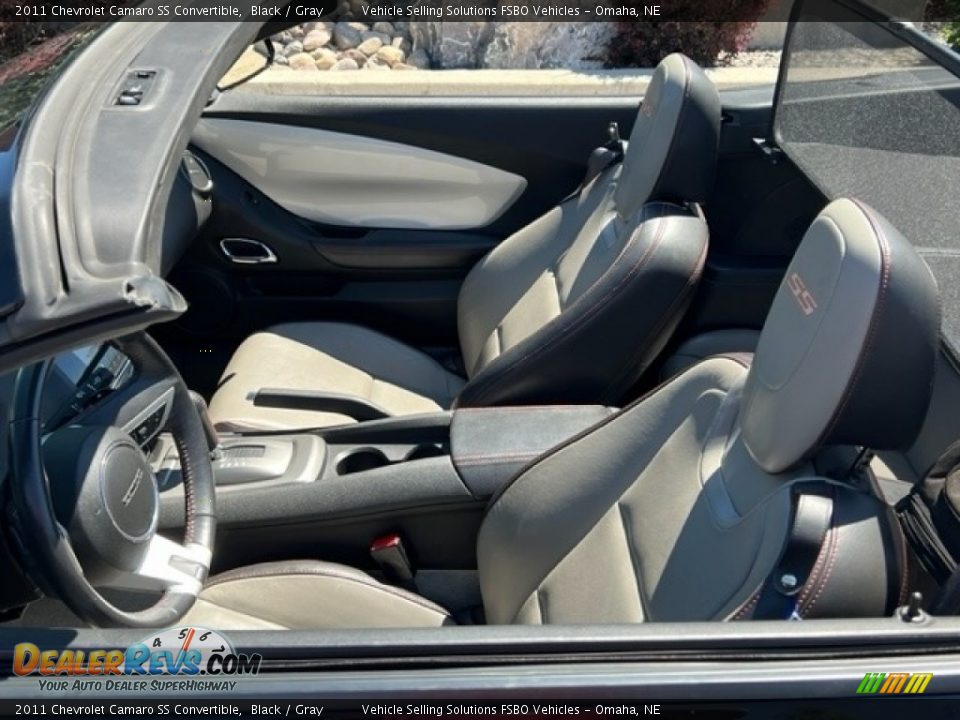 2011 Chevrolet Camaro SS Convertible Black / Gray Photo #3