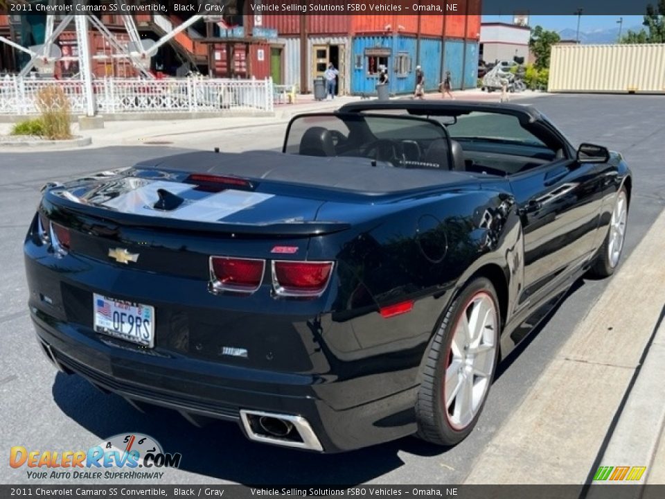 2011 Chevrolet Camaro SS Convertible Black / Gray Photo #5