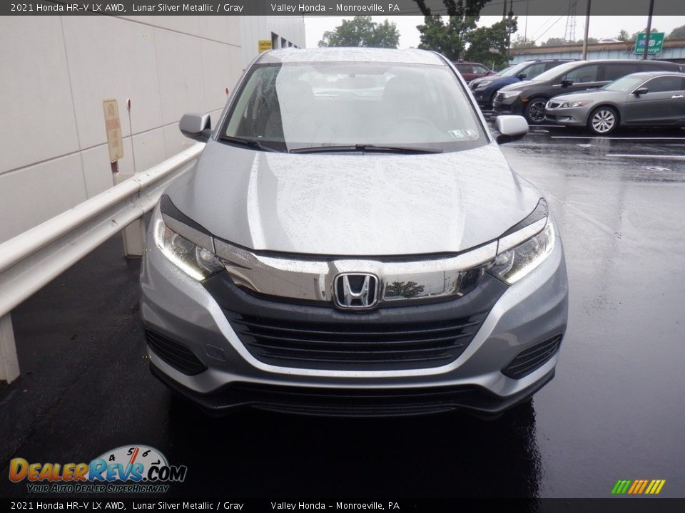 2021 Honda HR-V LX AWD Lunar Silver Metallic / Gray Photo #4