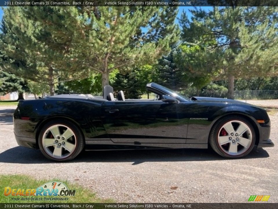 2011 Chevrolet Camaro SS Convertible Black / Gray Photo #6