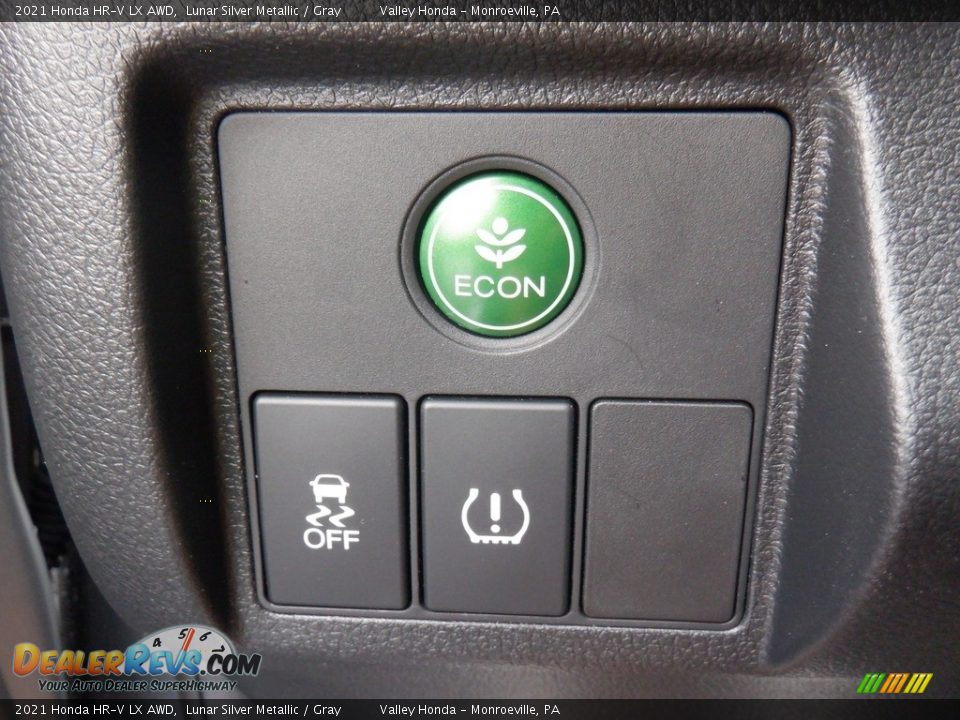 2021 Honda HR-V LX AWD Lunar Silver Metallic / Gray Photo #13