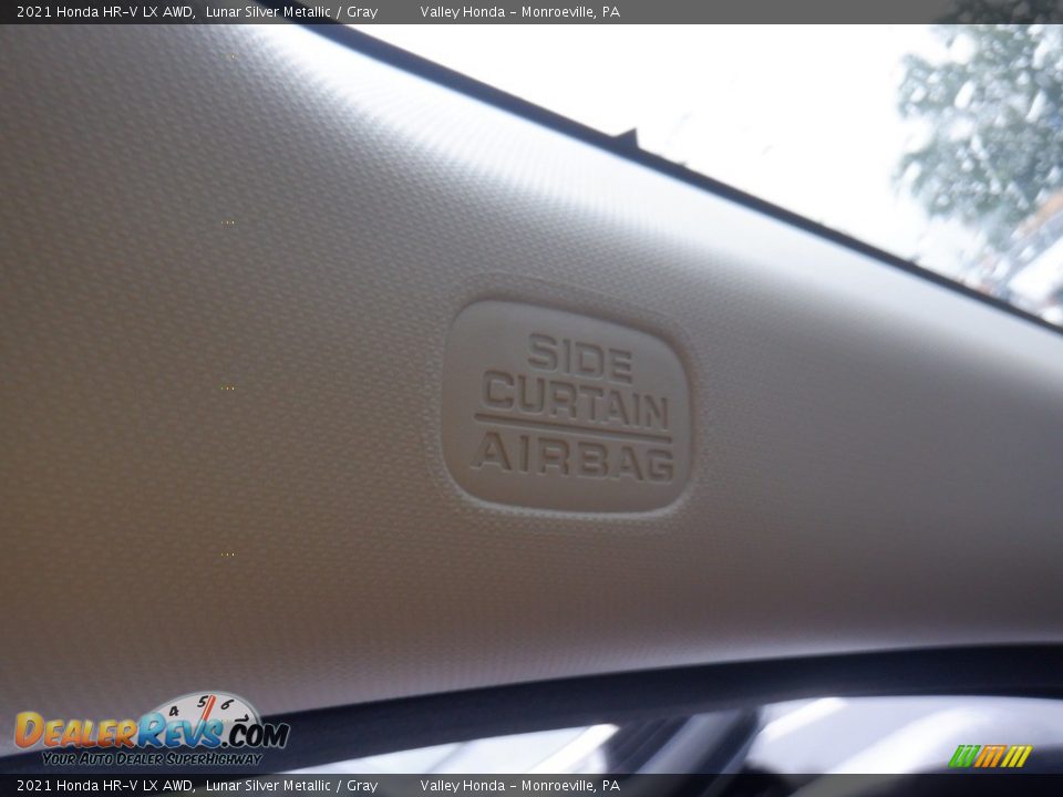 2021 Honda HR-V LX AWD Lunar Silver Metallic / Gray Photo #14