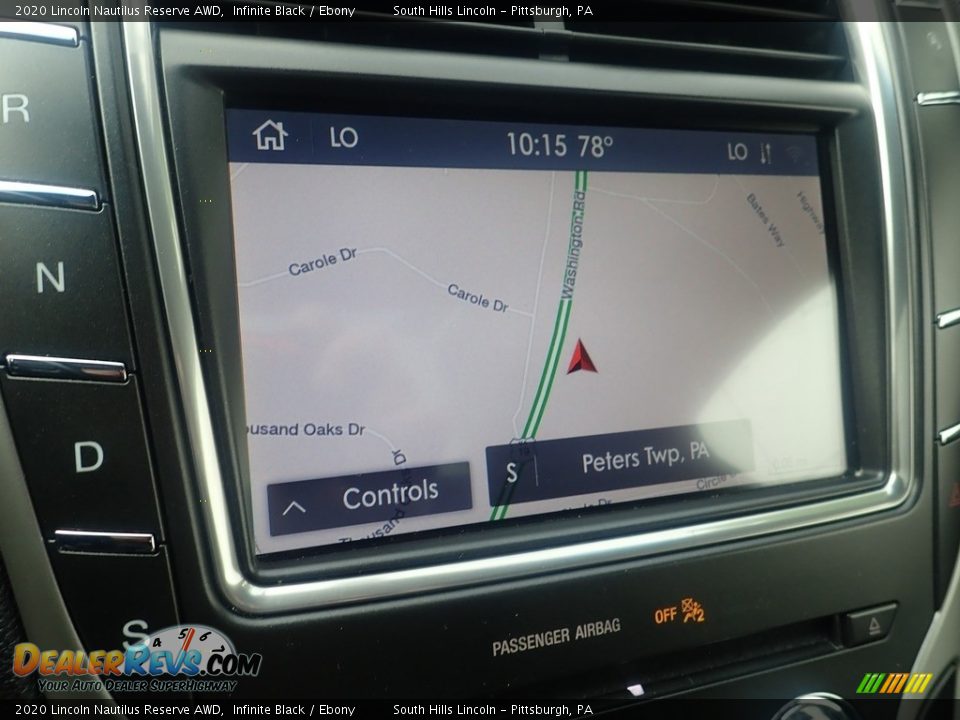 Navigation of 2020 Lincoln Nautilus Reserve AWD Photo #21