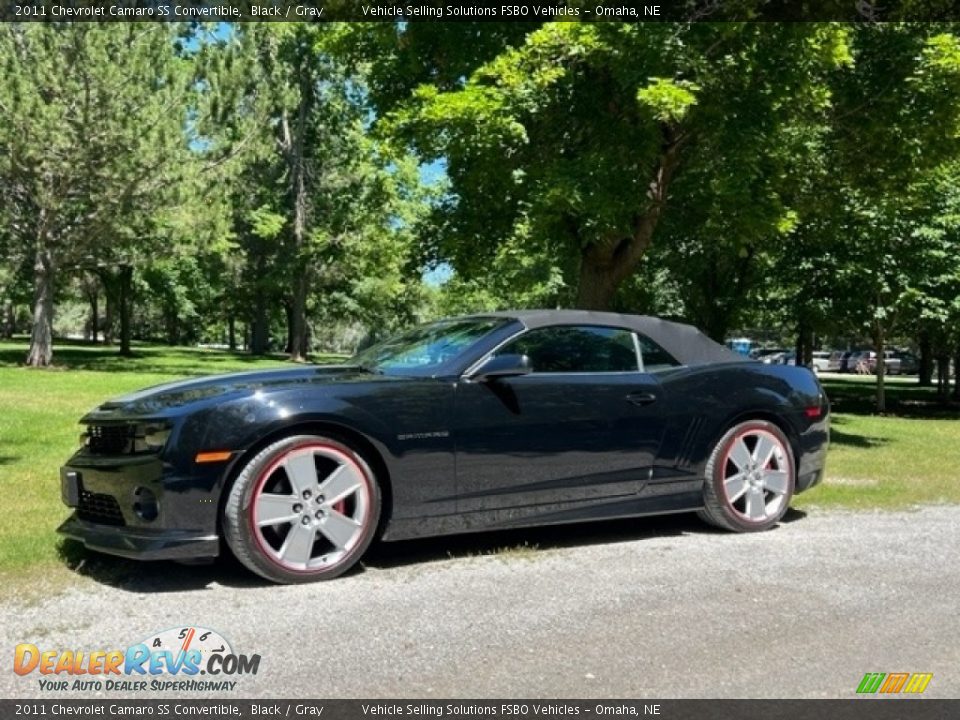 Black 2011 Chevrolet Camaro SS Convertible Photo #18