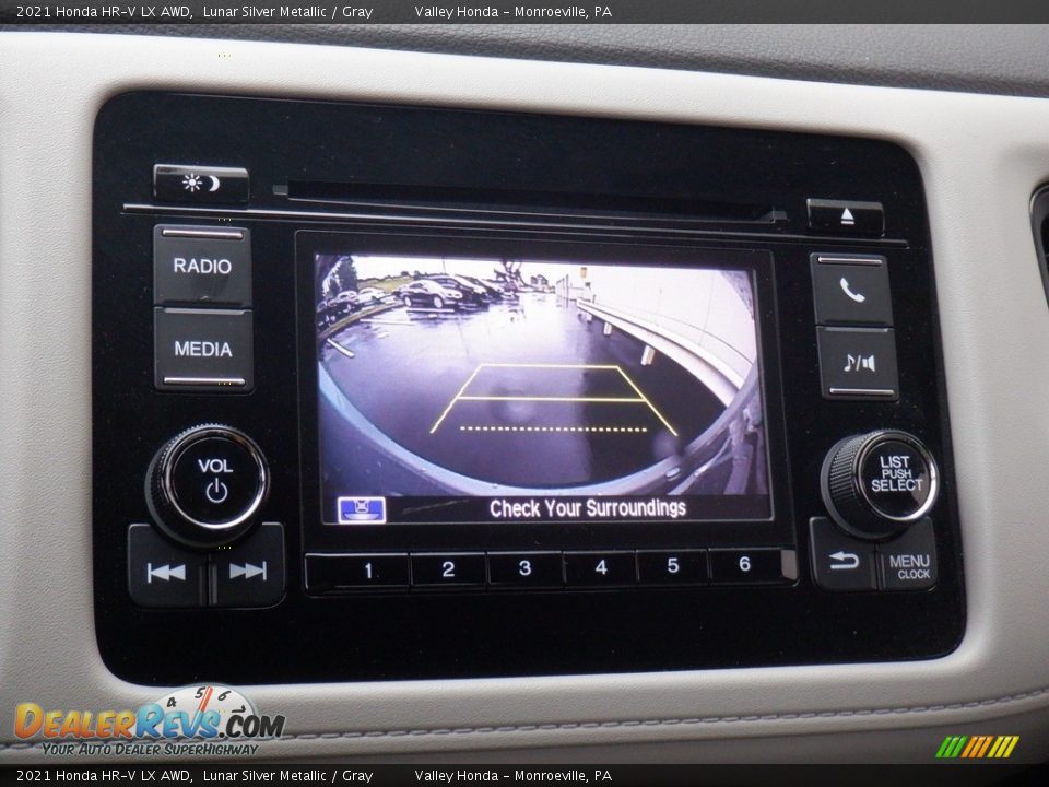 2021 Honda HR-V LX AWD Lunar Silver Metallic / Gray Photo #17