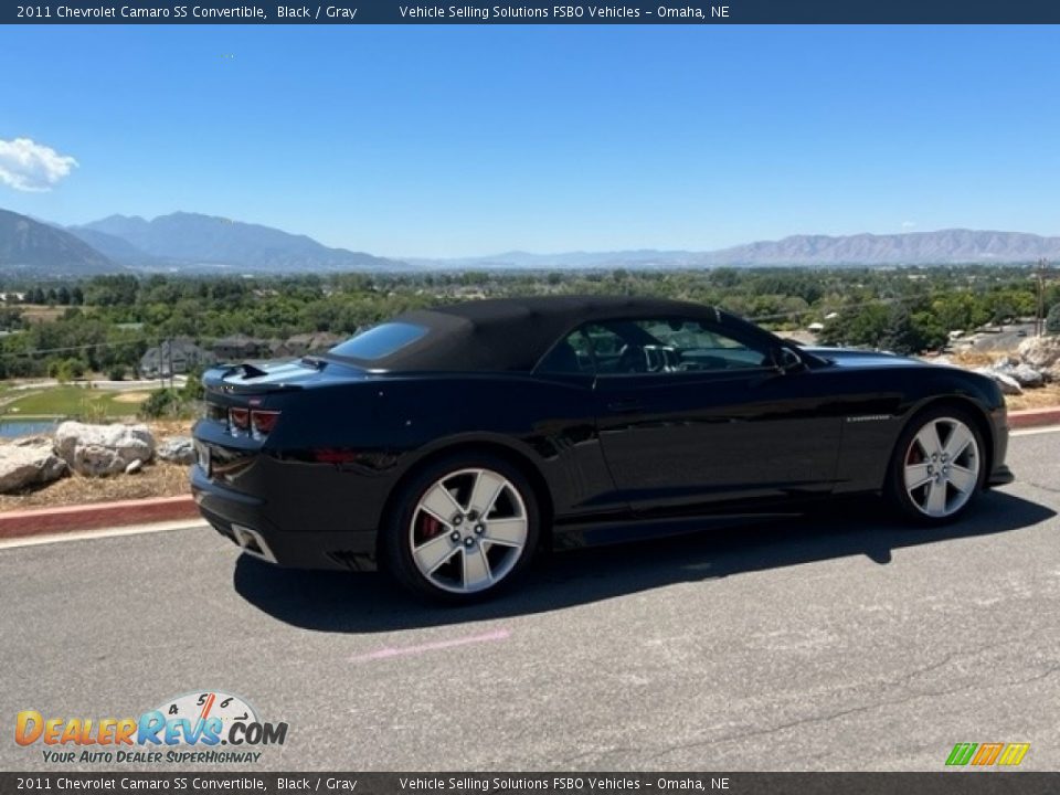 2011 Chevrolet Camaro SS Convertible Black / Gray Photo #20