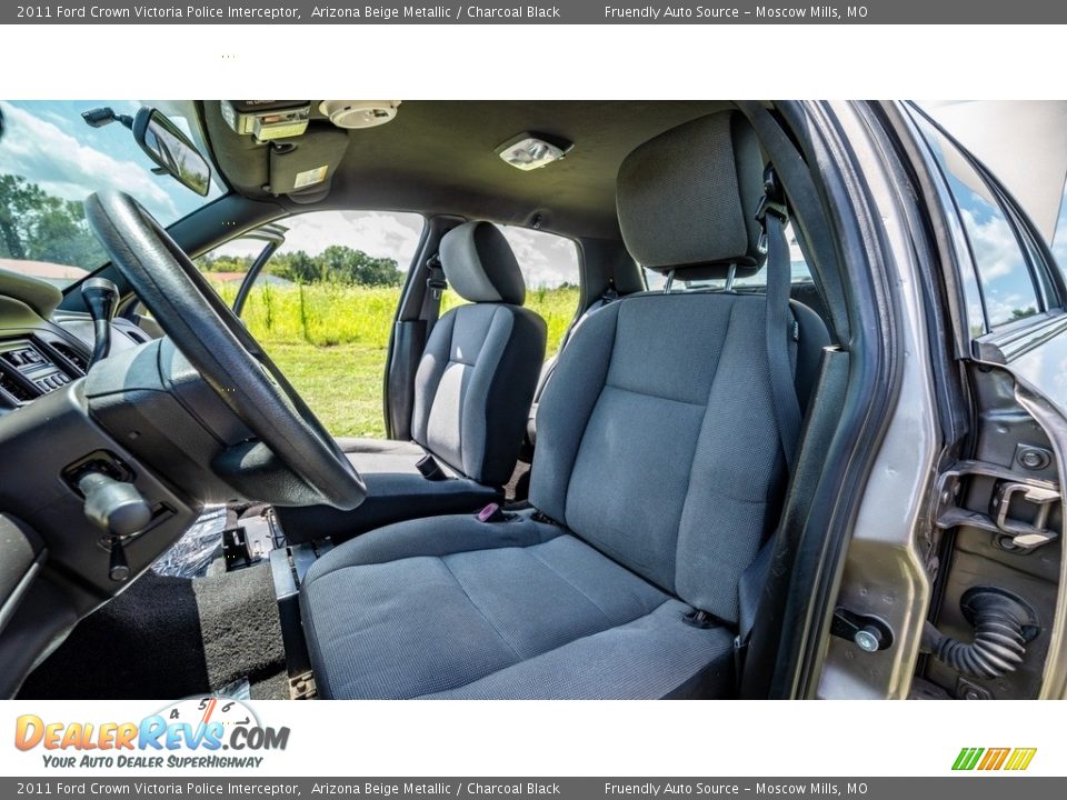 Front Seat of 2011 Ford Crown Victoria Police Interceptor Photo #17