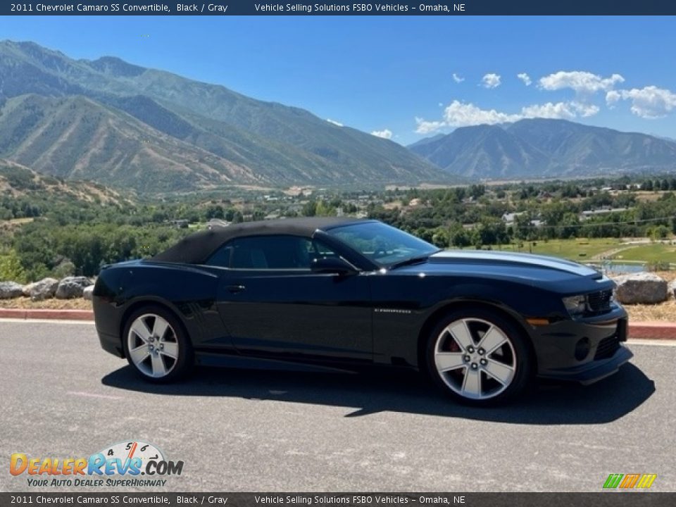 2011 Chevrolet Camaro SS Convertible Black / Gray Photo #21