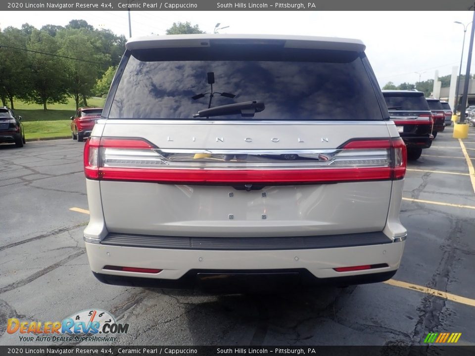 2020 Lincoln Navigator Reserve 4x4 Ceramic Pearl / Cappuccino Photo #3