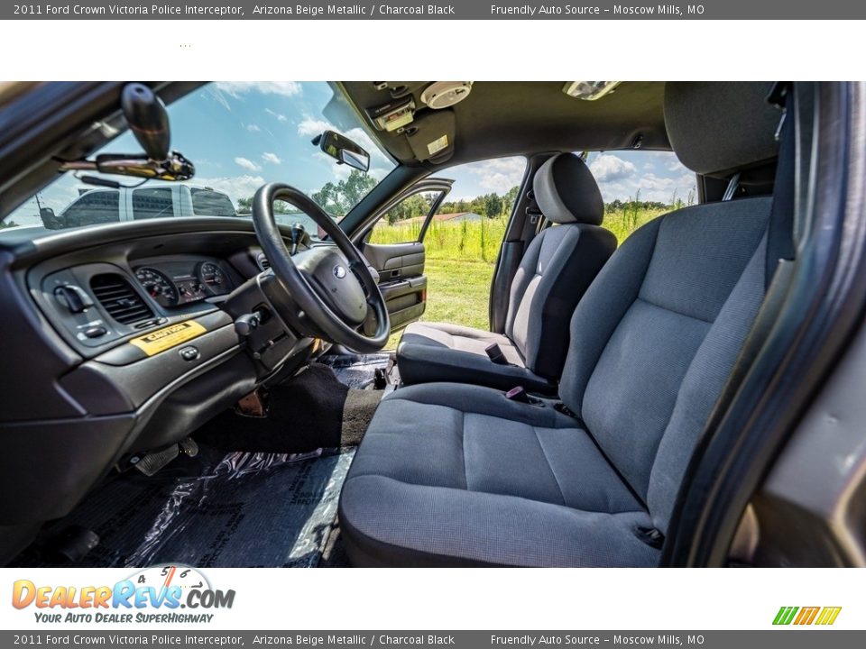 Front Seat of 2011 Ford Crown Victoria Police Interceptor Photo #18