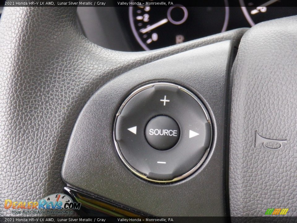 2021 Honda HR-V LX AWD Lunar Silver Metallic / Gray Photo #19
