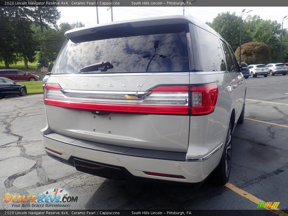2020 Lincoln Navigator Reserve 4x4 Ceramic Pearl / Cappuccino Photo #4