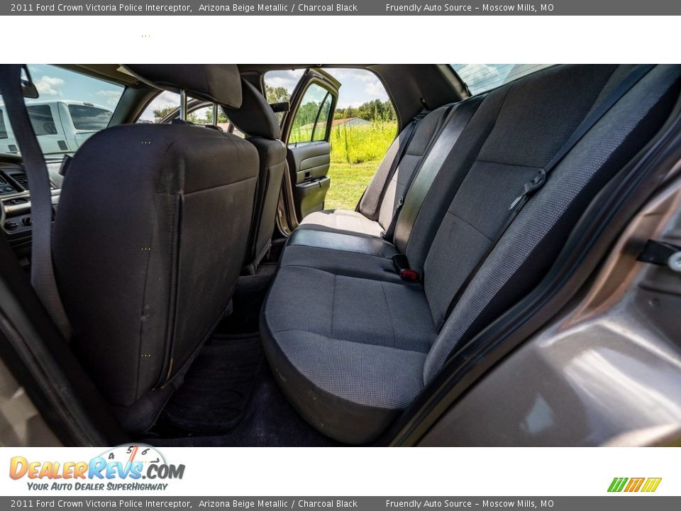 Rear Seat of 2011 Ford Crown Victoria Police Interceptor Photo #20