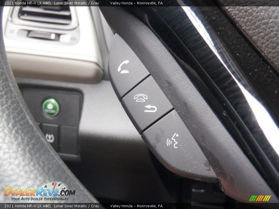 2021 Honda HR-V LX AWD Lunar Silver Metallic / Gray Photo #21