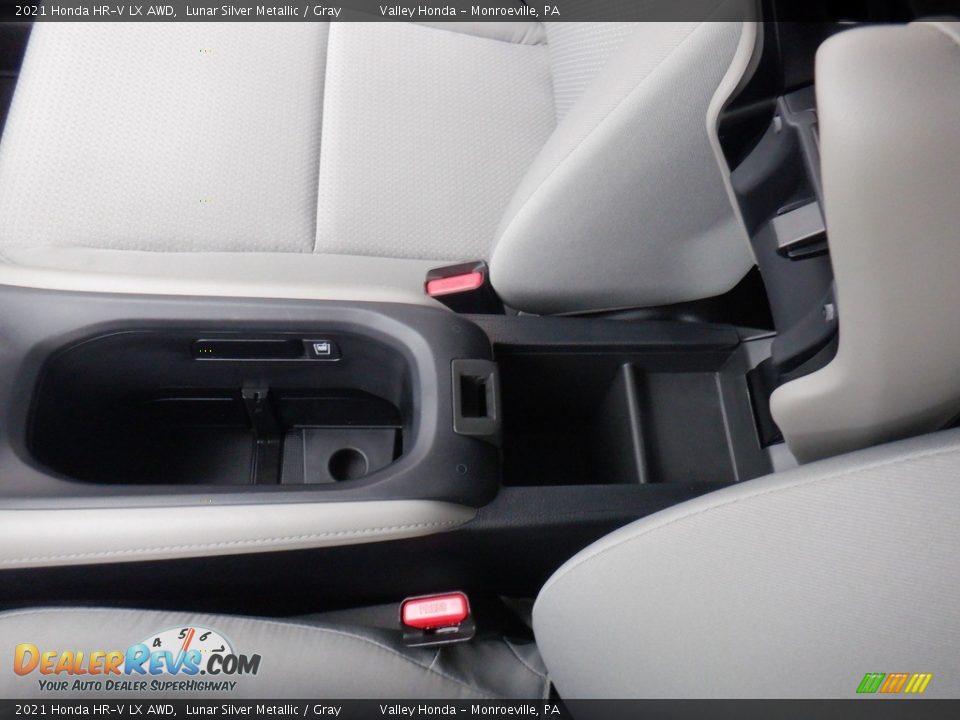 2021 Honda HR-V LX AWD Lunar Silver Metallic / Gray Photo #24
