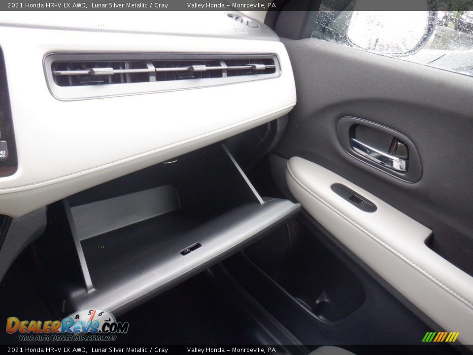 2021 Honda HR-V LX AWD Lunar Silver Metallic / Gray Photo #25