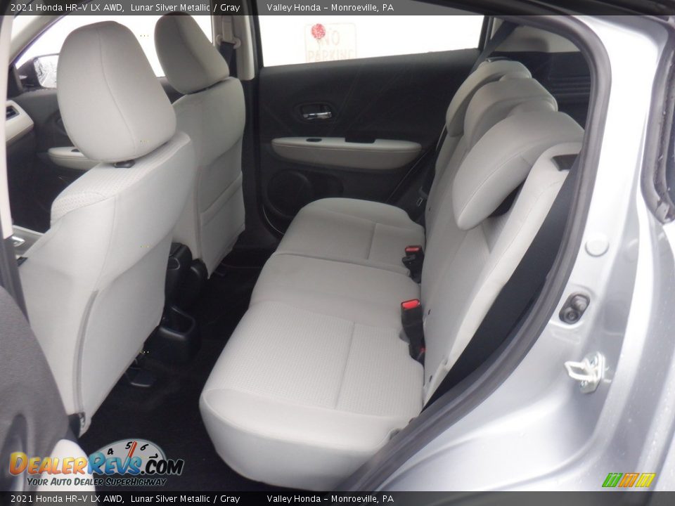 2021 Honda HR-V LX AWD Lunar Silver Metallic / Gray Photo #26