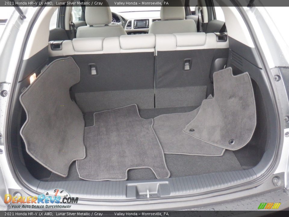 2021 Honda HR-V LX AWD Lunar Silver Metallic / Gray Photo #28