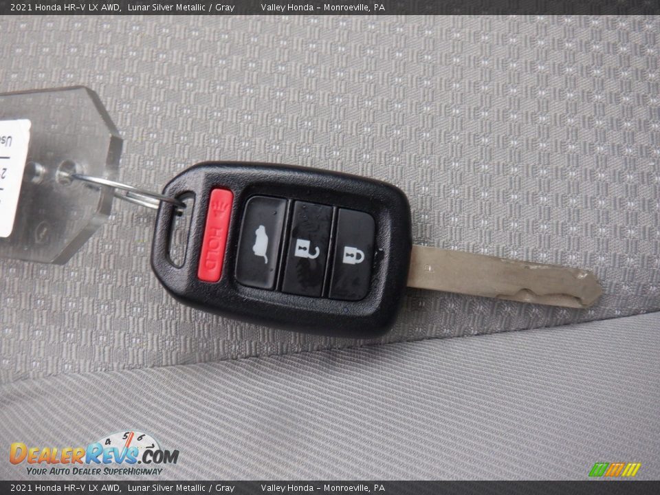 2021 Honda HR-V LX AWD Lunar Silver Metallic / Gray Photo #30